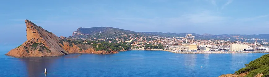 La Ciotat, au bord de la Méditerranée